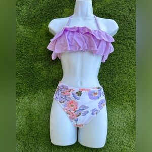 INNo Floral Purple Kids Bikini